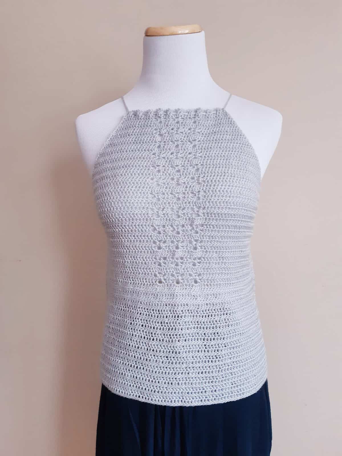 Mana Halter Tank Top FREE Crochet Pattern