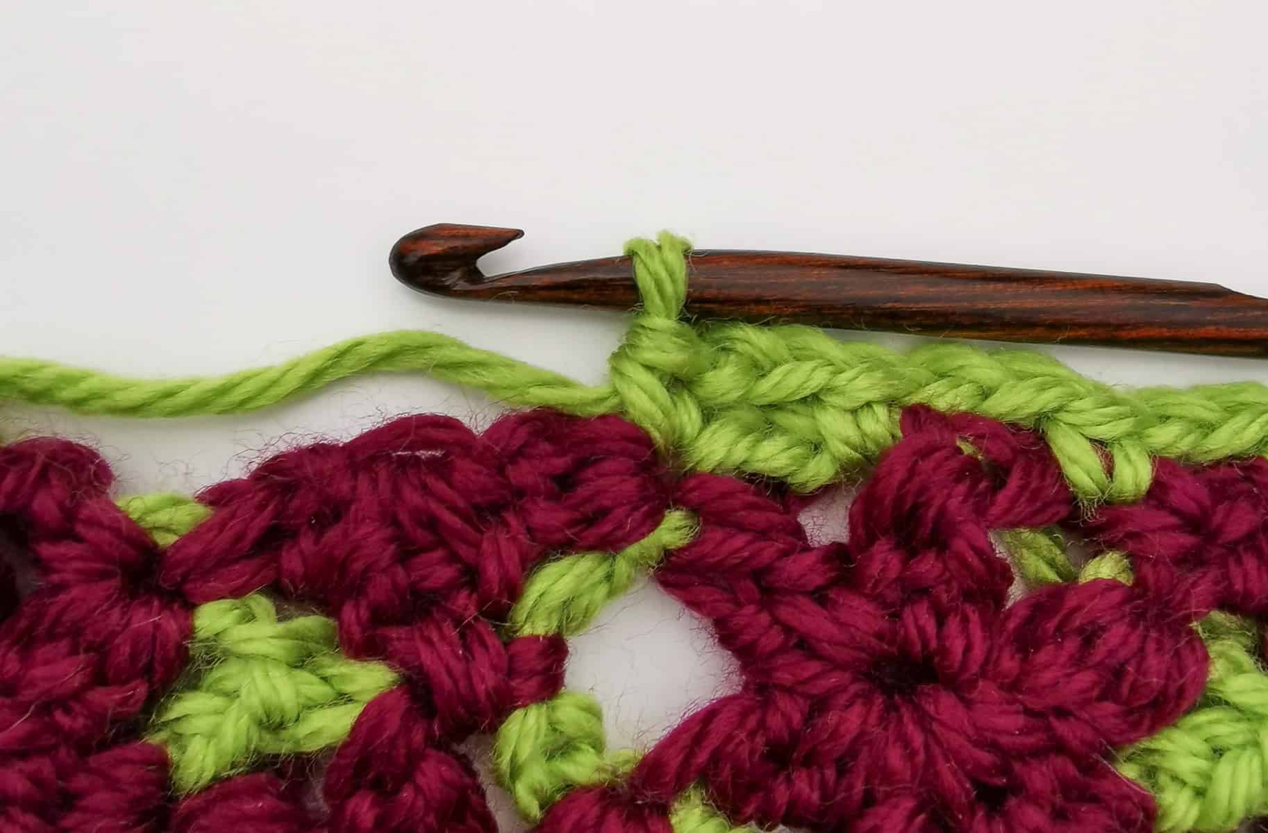 Crochet Rose Blanket Square - FREE Pattern