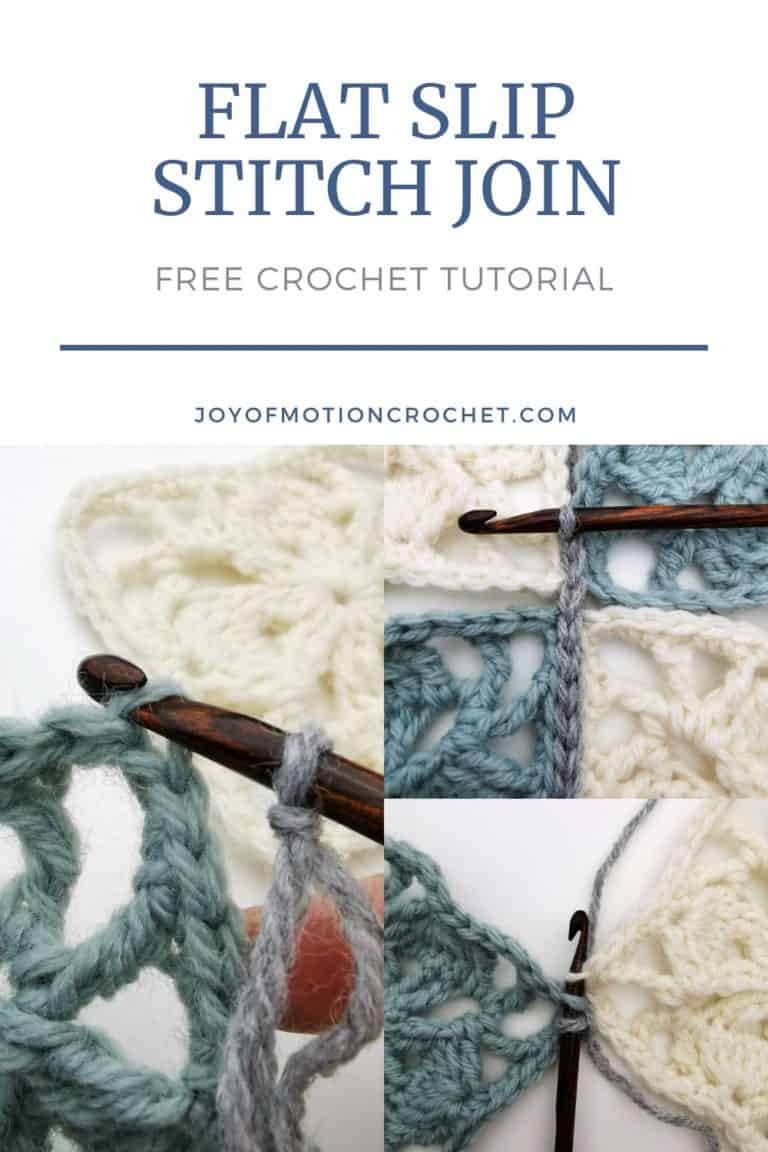 Crochet Flat Slip Stitch Join Easy Join 2 Crochet Pieces