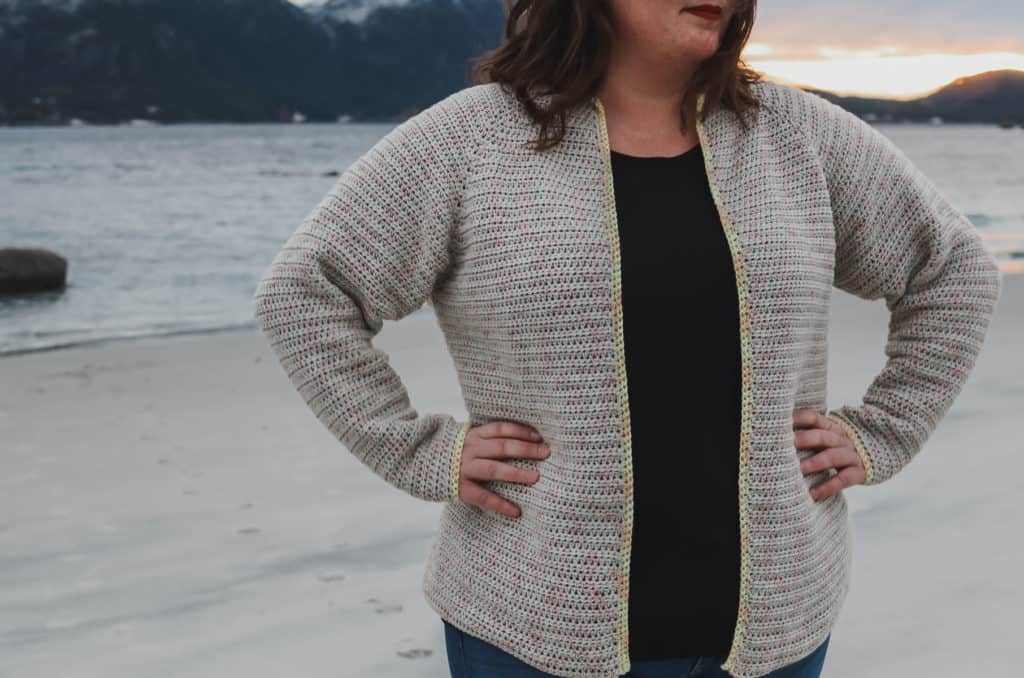lisa crochet cardigan
