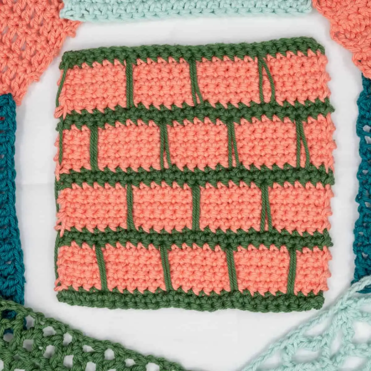 Brick Stitch Crochet Tutorial - Easy Stitch Pattern