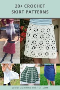 20+ Crochet Skirt Patterns - Easy - For Girls and Women
