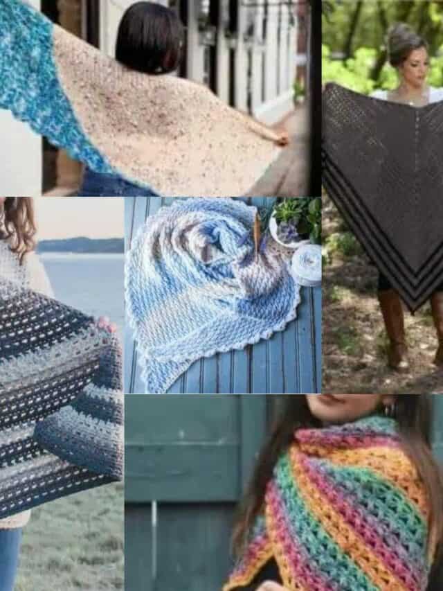 6+ Winter Crochet Shawl Patterns