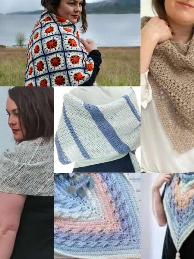 6+ Crochet Shawls That Are Easy To Crochet