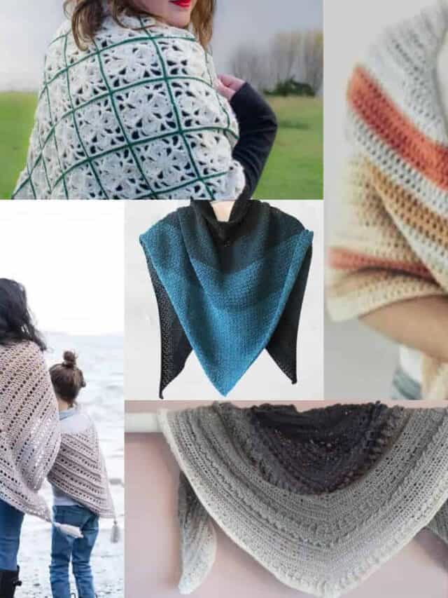 7-Stunning-Crochet-Triangle-Shawls
