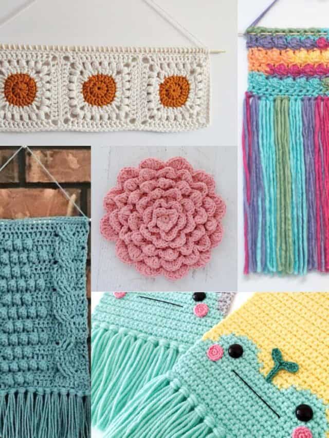 7-easy-crochet-wall-hangings
