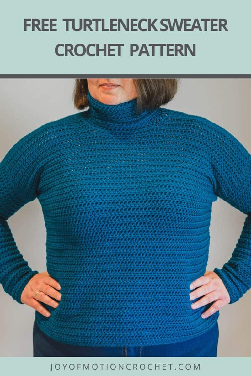 Crochet Turtleneck Sweater Pattern
