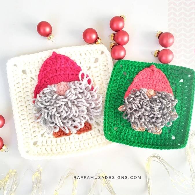 15+ Crochet Christmas Granny Squares