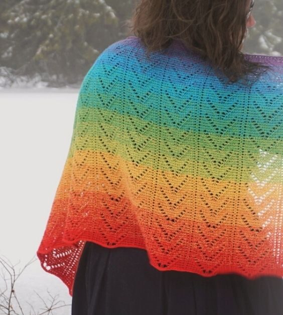 30+ Crochet Rectangle Shawls