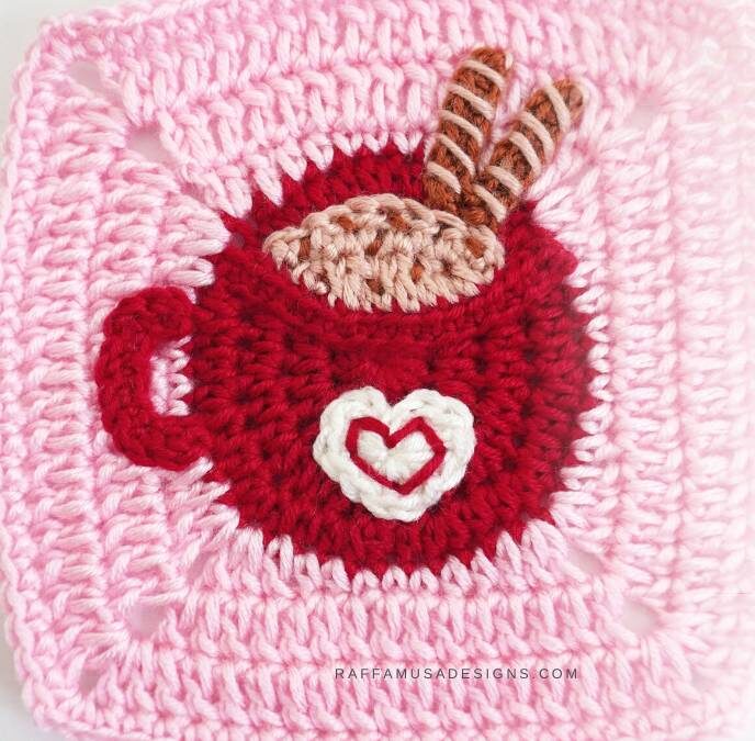 15+ Crochet Christmas Granny Squares
