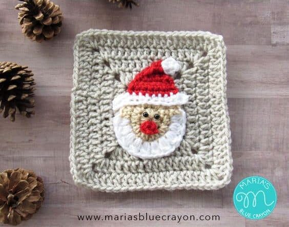15+ Crochet Christmas Granny Squares