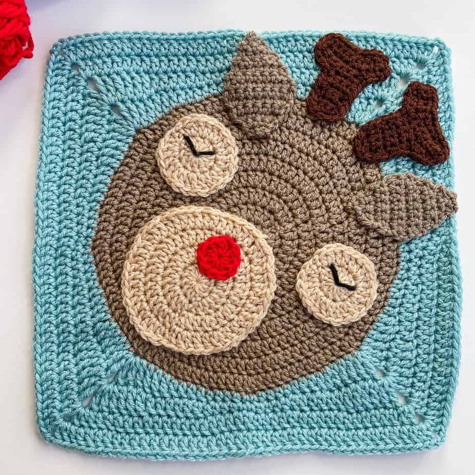 15+ Crochet Christmas Granny Squares