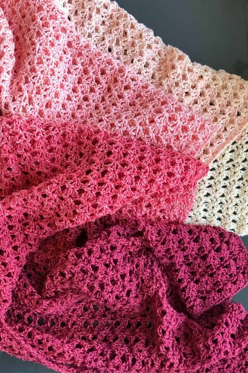 30+ Crochet Rectangle Shawls