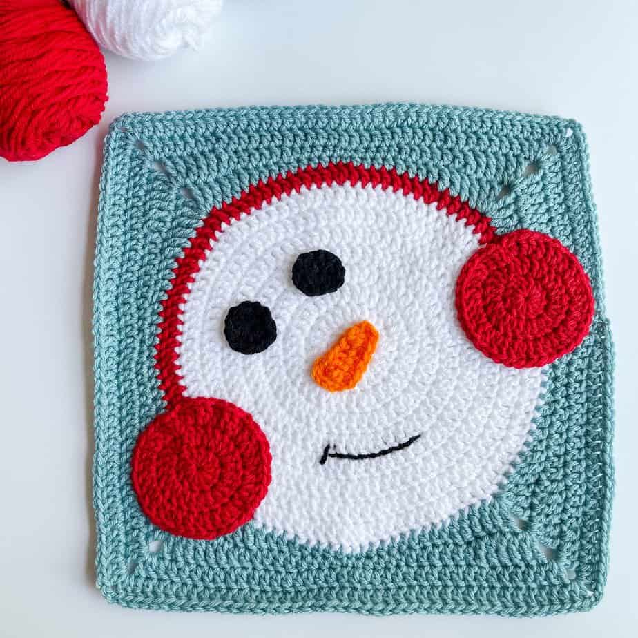 15+ Crochet Christmas Granny Squares