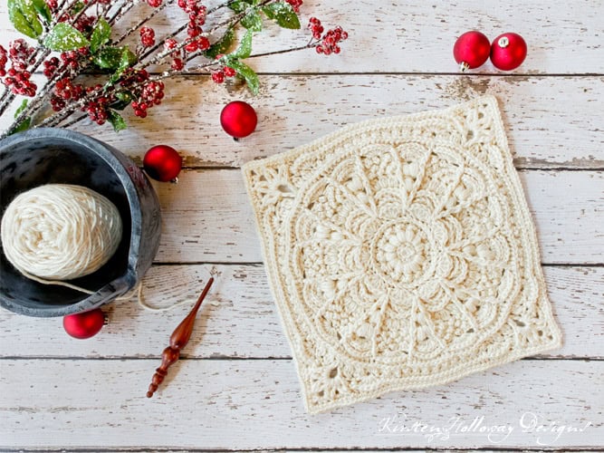 15+ Crochet Christmas Granny Squares