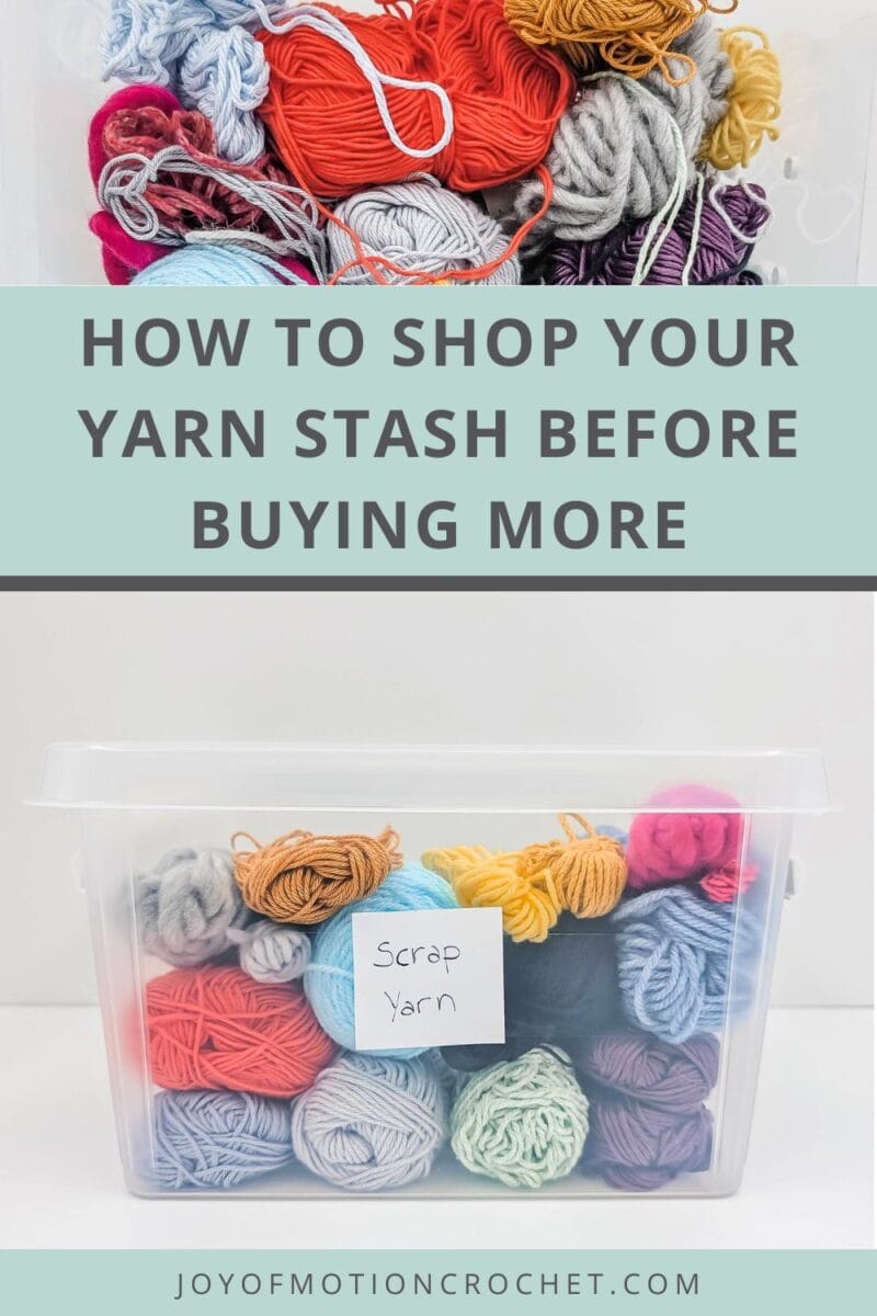 How to Shop Your Yarn Stash Before Buying More