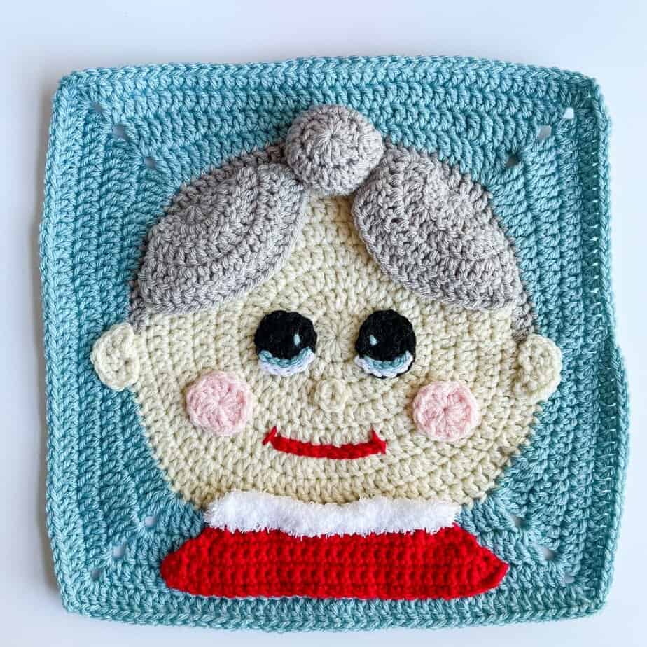 15+ Crochet Christmas Granny Squares
