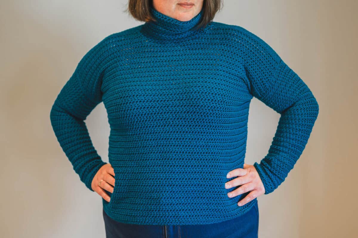 Crochet Turtleneck Sweater Pattern