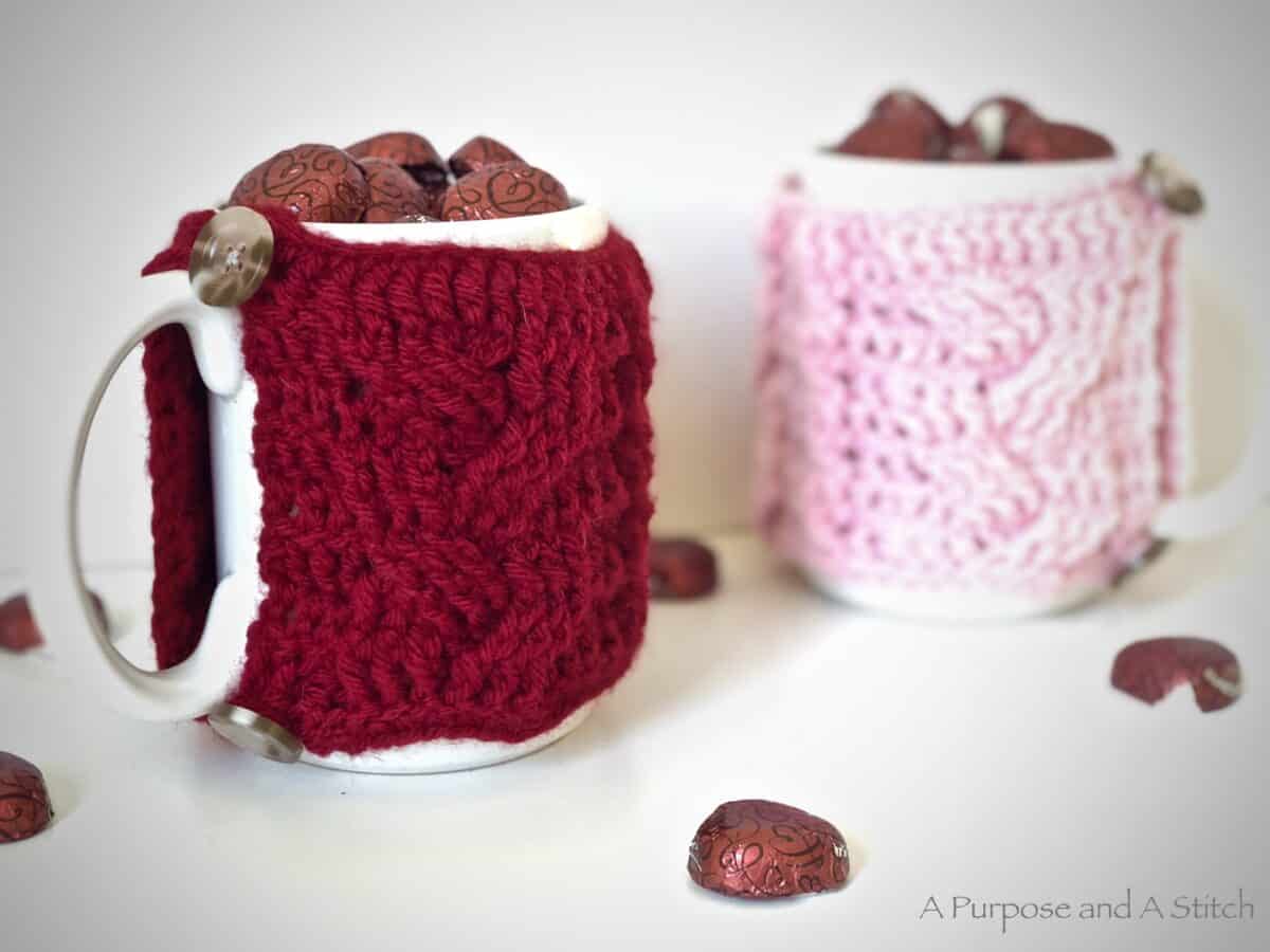 40+ Crochet Mug Cozy Patterns