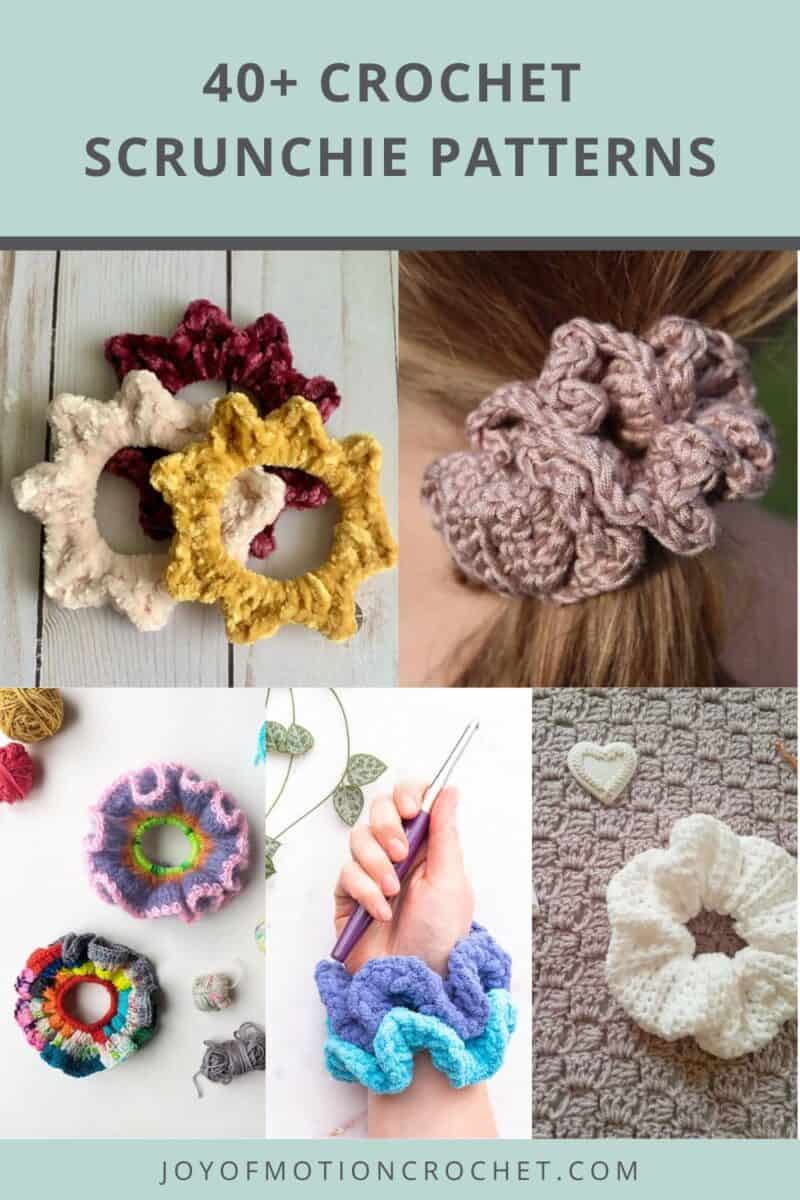 40+ Crochet Scrunchie Patterns