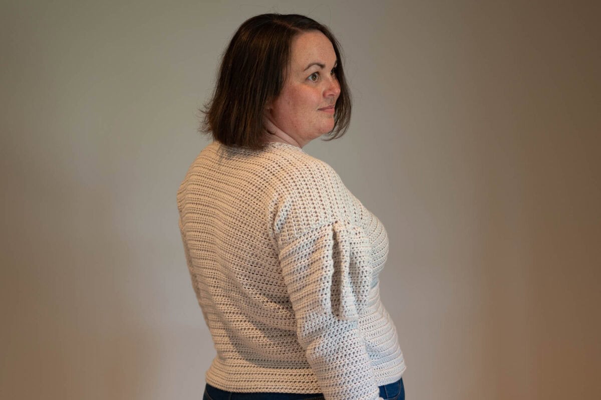 Crochet Puff Sleeve Sweater Pattern