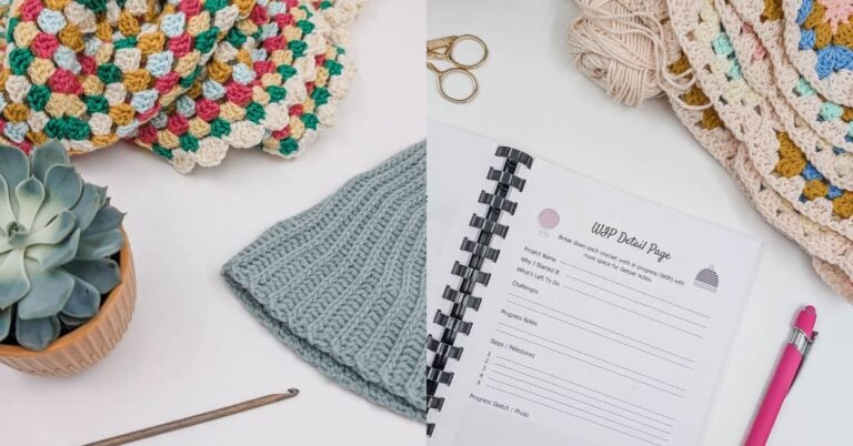 How to Track Crochet Progress (Photos, Notes & Planner)