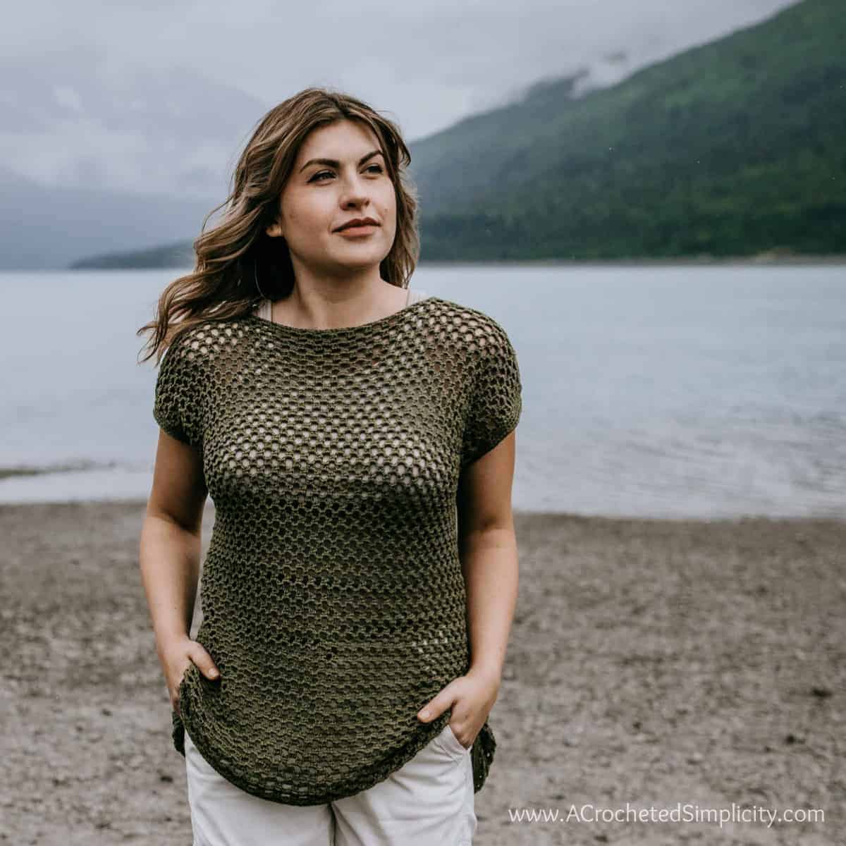 20+ Crochet Mesh Tops and Sweater patterns