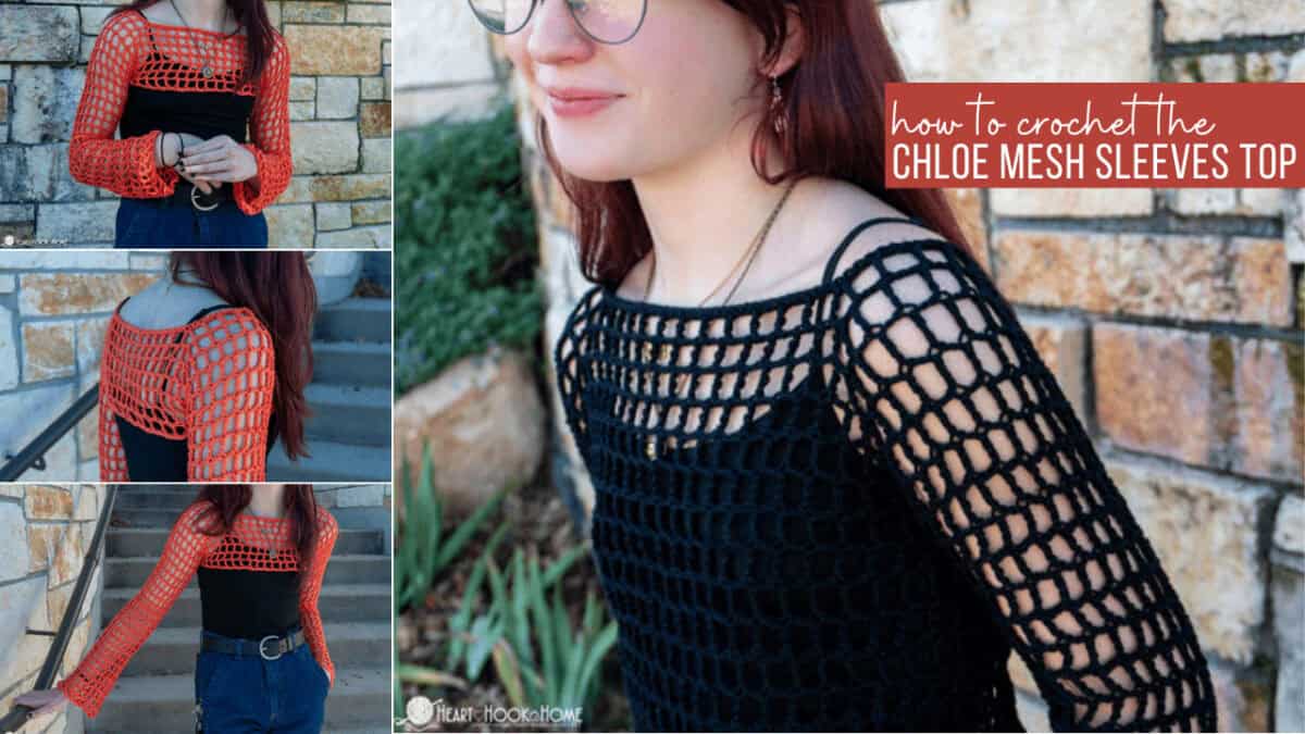 20+ Crochet Mesh Tops and Sweater patterns