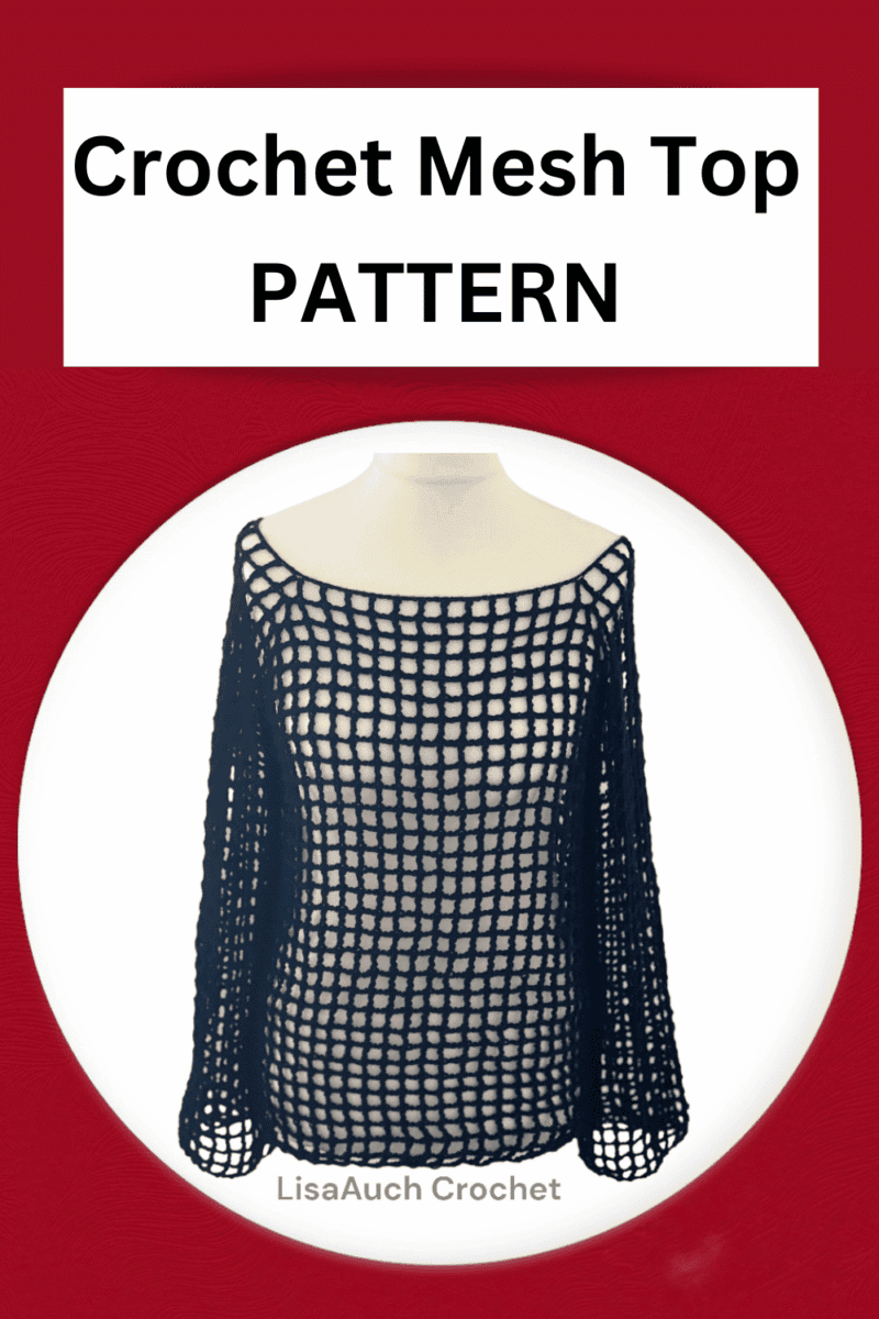 20+ Crochet Mesh Tops and Sweater patterns