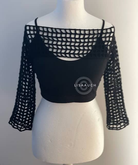 20+ Crochet Mesh Tops and Sweater patterns