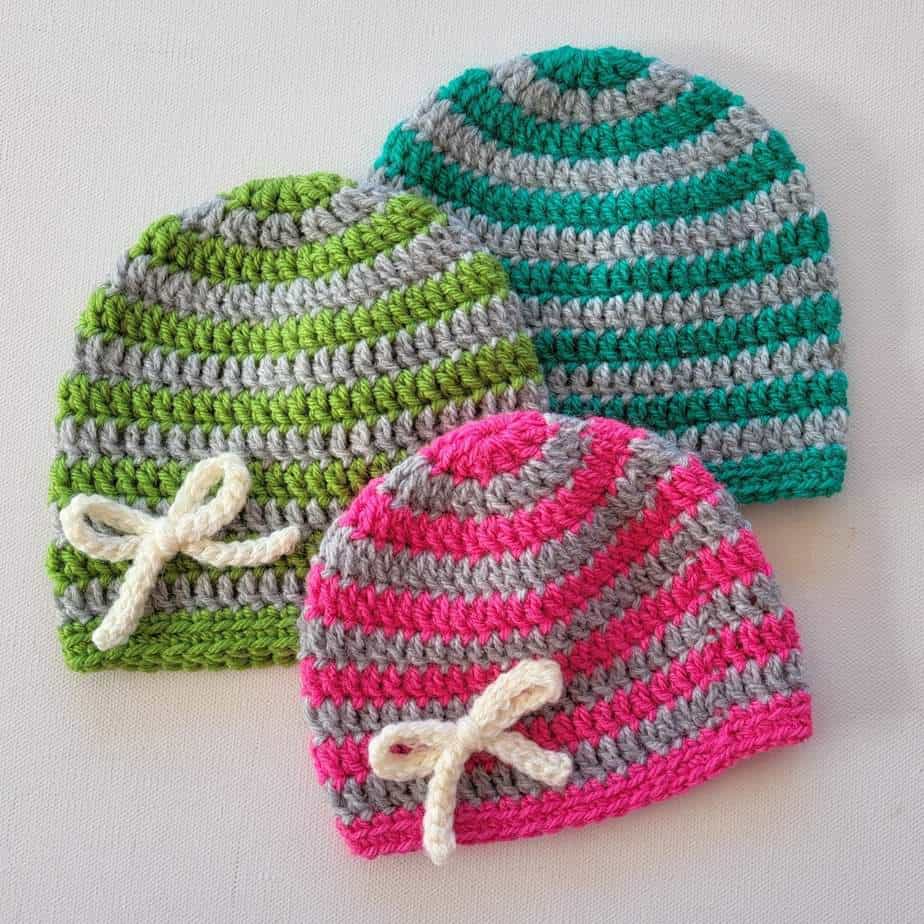 75+ Crochet Baby Hat Patterns