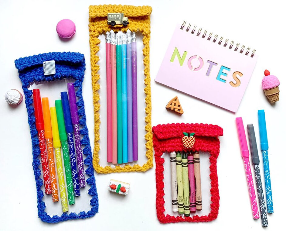 15+ Crochet Pencil Case Patterns