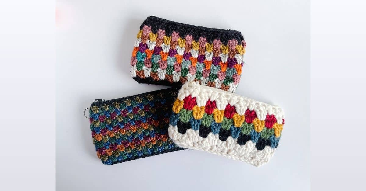 15+ Crochet Zipper Pouch Patterns