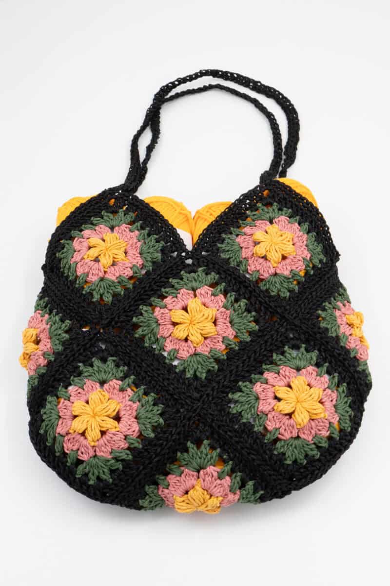 Bloom Granny Square Bag Crochet Pattern