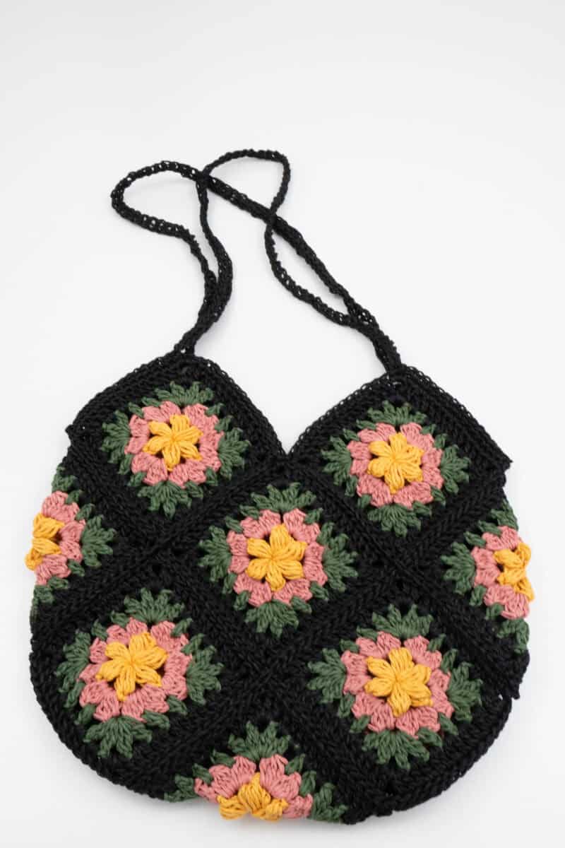 Bloom Granny Square Bag Crochet Pattern