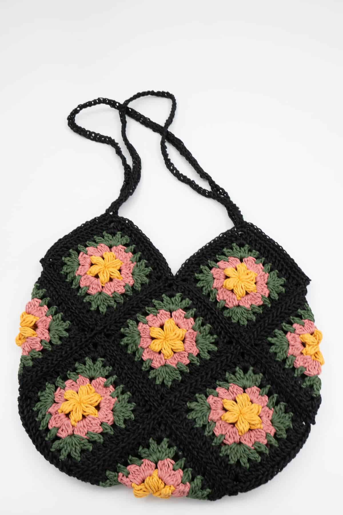 Bloom Granny Square Bag Crochet Pattern