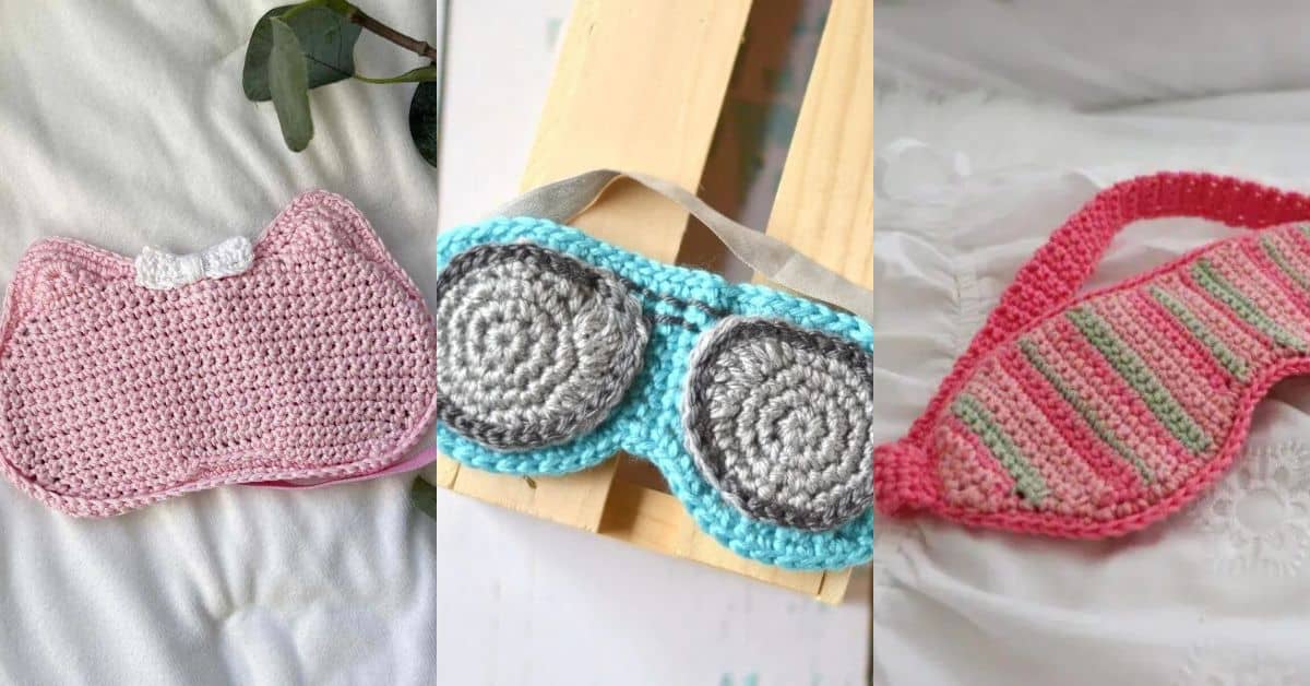 15+ Crochet Sleep Mask Patterns