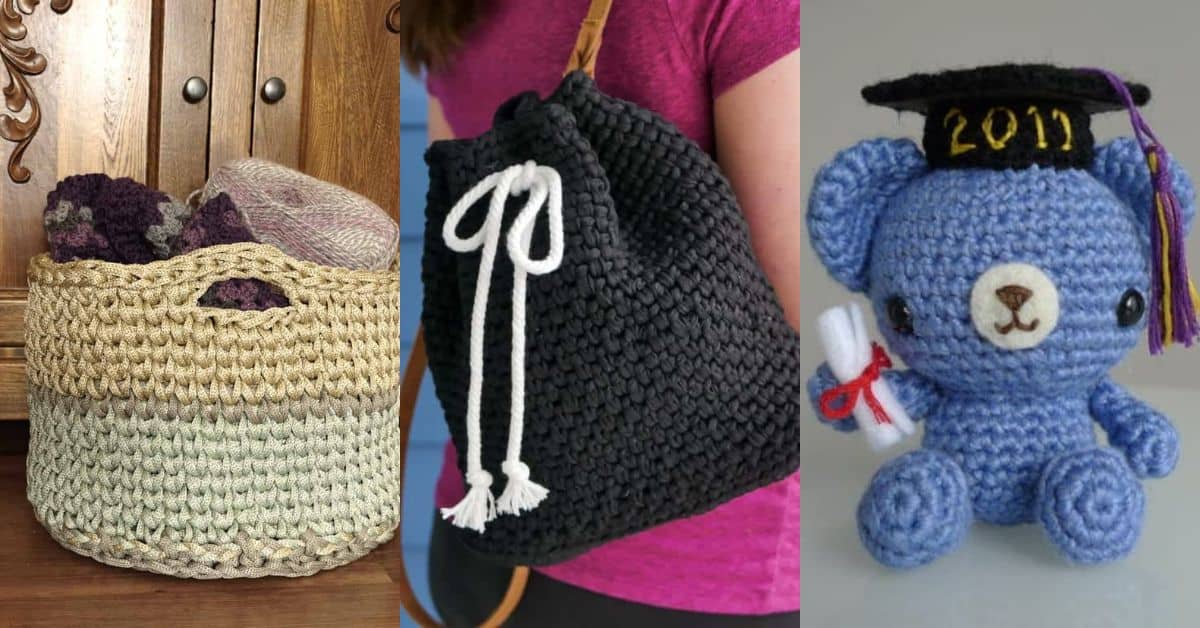 60+ Graduation gift crochet patterns