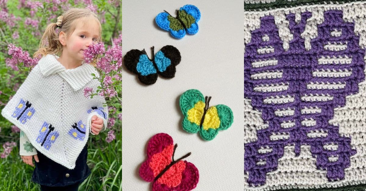 30+ Crochet Butterfly Patterns