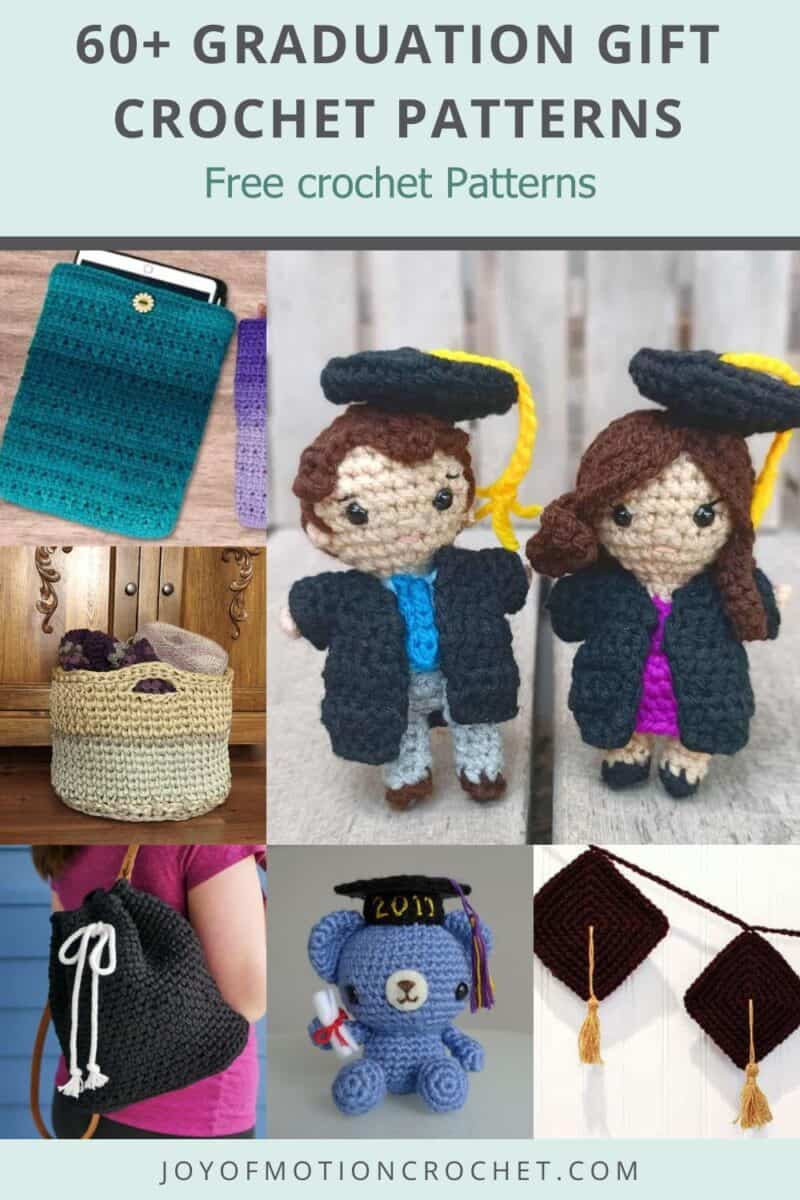60+ Graduation gift crochet patterns
