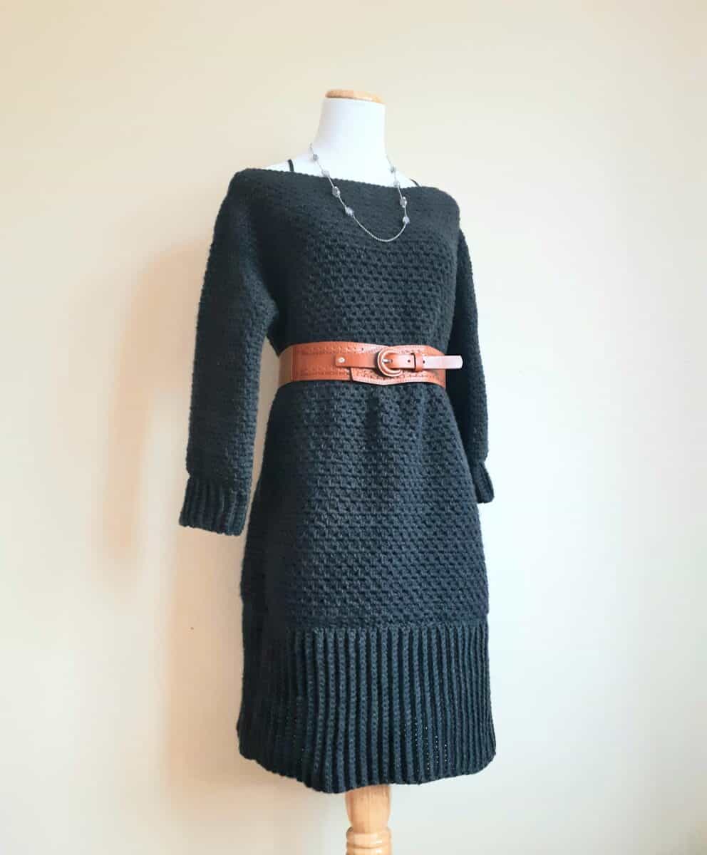 15+ Crochet Sweater Dress Patterns