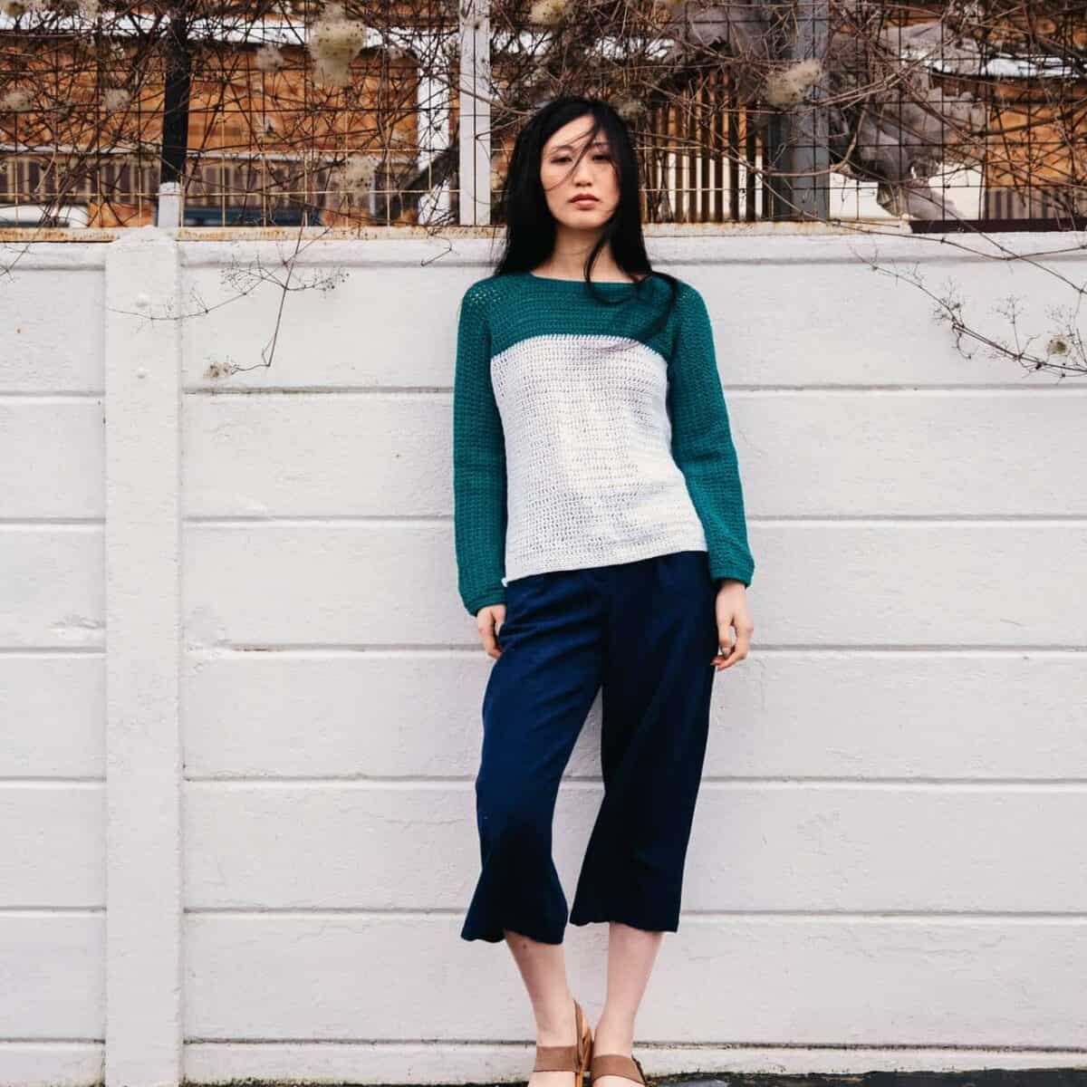 15+ Crochet Patchwork Sweaters