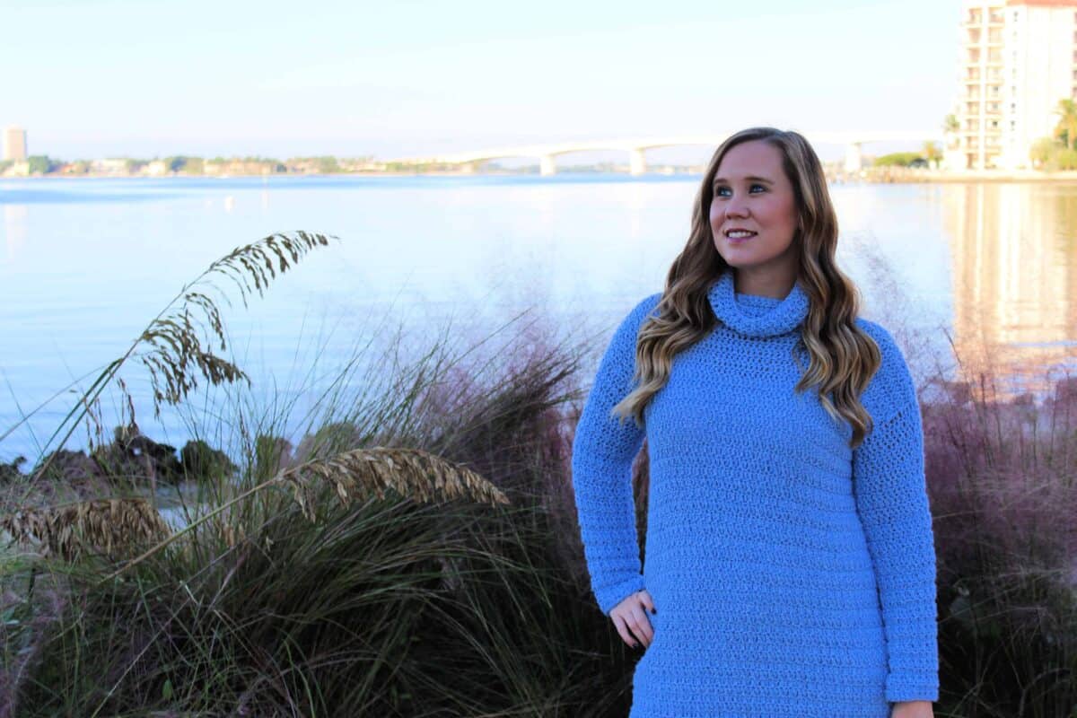 15+ Crochet Sweater Dress Patterns