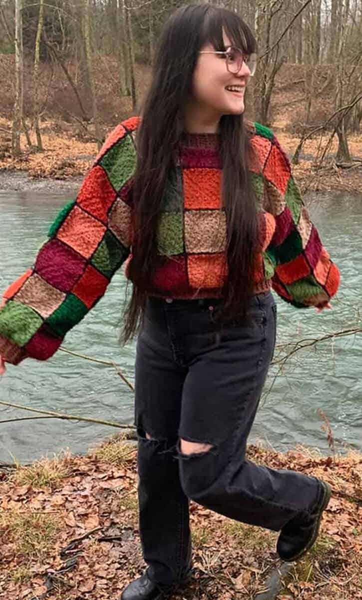 15+ Crochet Patchwork Sweaters