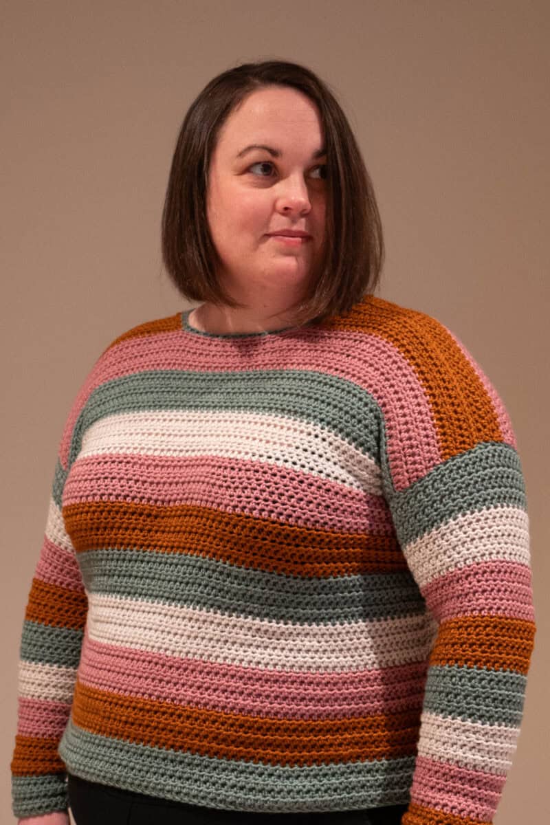 Striped Crochet Sweater Pattern