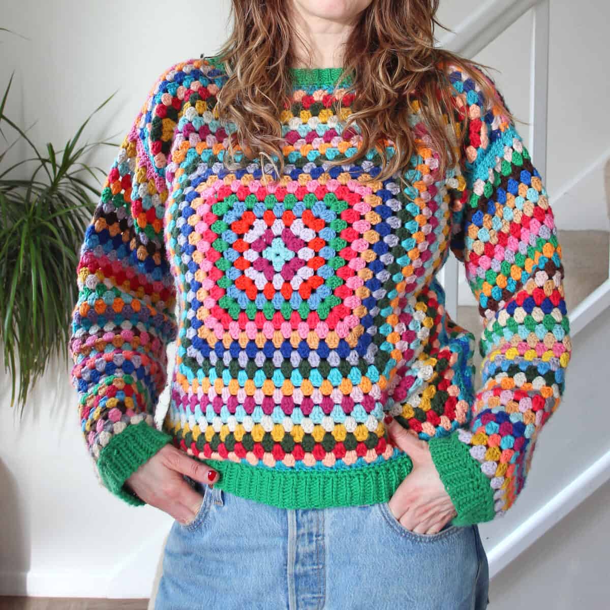 15+ Crochet Patchwork Sweaters