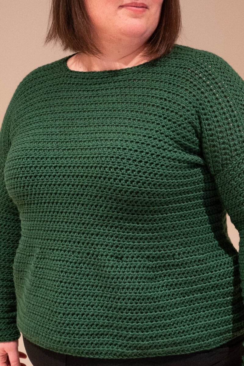 Crochet Peplum Sweater Pattern